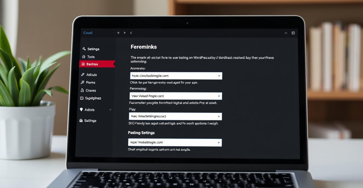 WordPress permalink settings configuration for SEO-friendly URLs