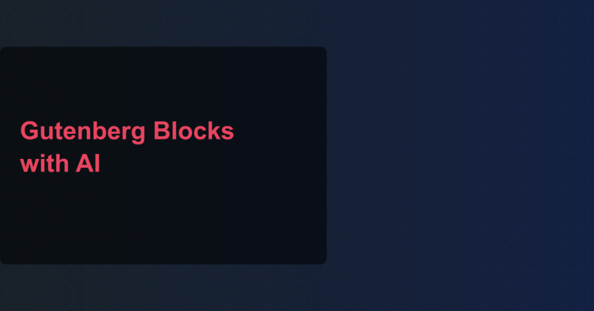 Gutenberg Blocks with AI
