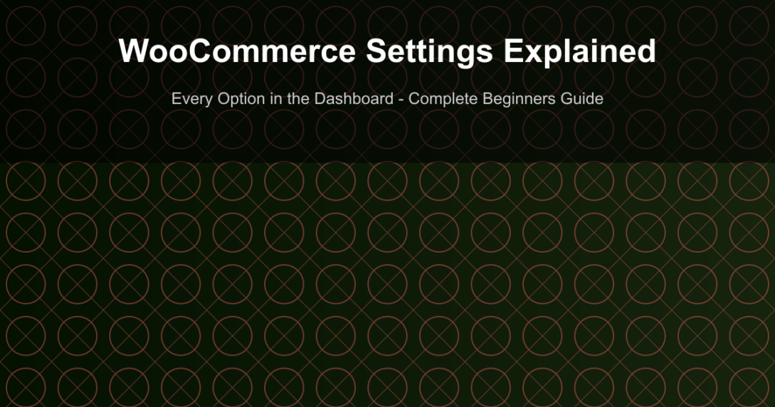 WooCommerce Settings Explained - Every Option in the Dashboard - Complete Beginners Guide