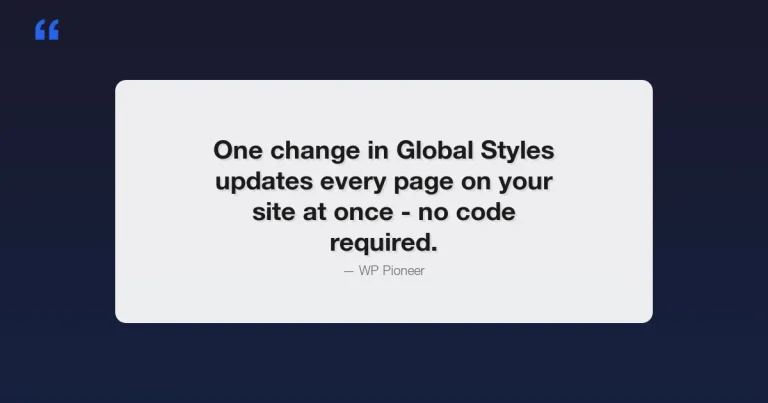 Customize WordPress site design using Global Styles - step by step guide for beginners