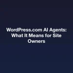 WordPress.com AI agents feature illustration