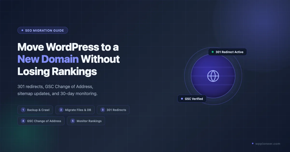 How to Move a WordPress Site to a New Domain Without Losing Google Rankings