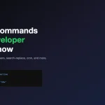 WP-CLI commands cheatsheet for WordPress developers showing terminal commands for plugins, database export, and search-replace