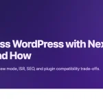 Banner for headless WordPress with Next.js tutorial