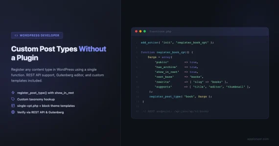 Custom Gutenberg block development with React and @wordpress/create-block step by step tutorial