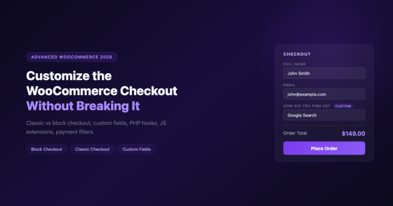 How to Customize the WooCommerce Checkout Without Breaking Everything